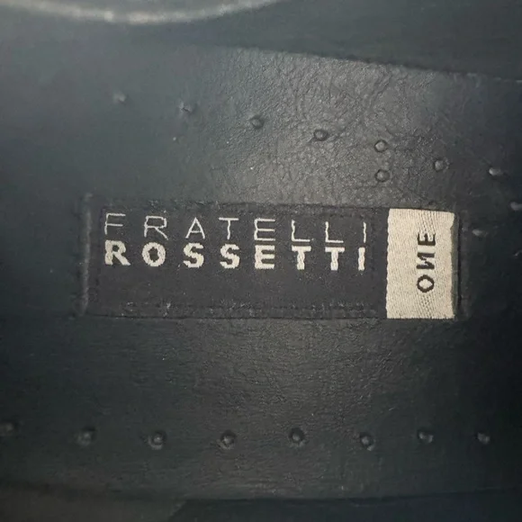 Fratelli Rossetti Black Flats with Textured Design - Picture 5 of 6
